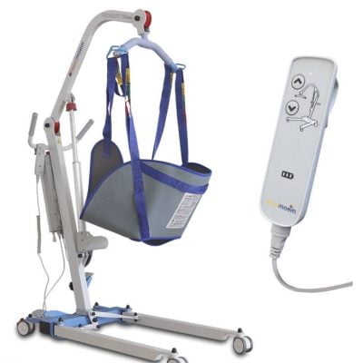 Grúa traslado Powerlift 135 mini. Grúa de transferencia para el manejo y traslado de pacientes.